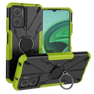 For Xiaomi Redmi Note 11E 5G Armor Bear Shockproof PC + TPU Phone Case with Ring(Green)