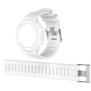 For Sunnto D4 / D4i Novo Diving Watch Silicone Watch Band with Extension Strap(White)