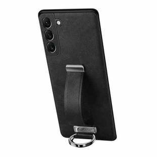 For Samsung Galaxy S22+ 5G SULADA Cool Series PC + Leather Texture Skin Feel Shockproof Phone Case(Black)