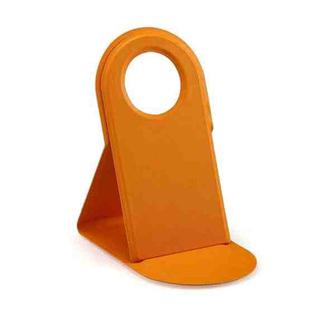 2 in 1 Vertical PU Magnetic Bracket for MagSafe Wireless Charger(Orange)