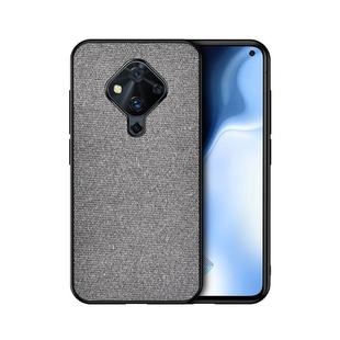 For Vivo S1 Pro (Indian Version) Shockproof Cloth Texture PC + TPU Protective Case(Grey)