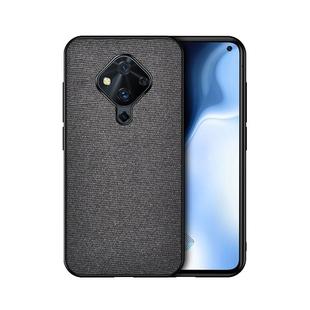 For Vivo S1 Pro (Indian Version) Shockproof Cloth Texture PC + TPU Protective Case(Black)