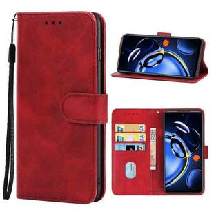 For Xiaomi Redmi Note 11SE Leather Phone Case(Red)
