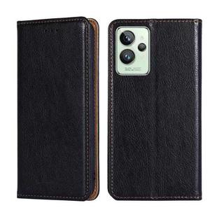 For OPPO Realme GT2 Pro Pure Color Magnetic Leather Phone Case(Black)