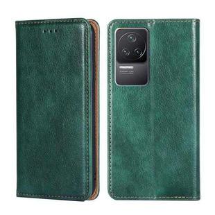 For Xiaomi Redmi K50 / K50 Pro Pure Color Magnetic Leather Phone Case(Green)