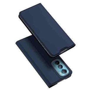 For Motorola Edge 30 DUX DUCIS Skin Pro Series PU + TPU Leather Phone Case(Blue)