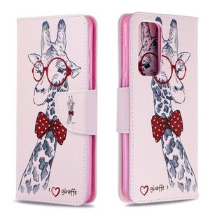For Huawei P40 Colored Drawing Pattern Horizontal Flip Leather Case with Holder & Card Slots & Wallet(Deer)