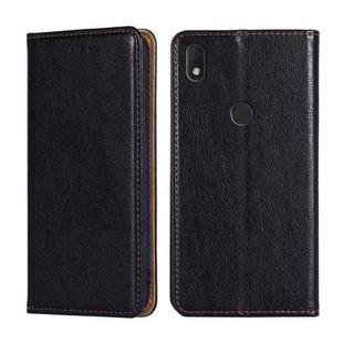 For Alcatel Axel / Lumos Pure Color Magnetic Leather Phone Case(Black)