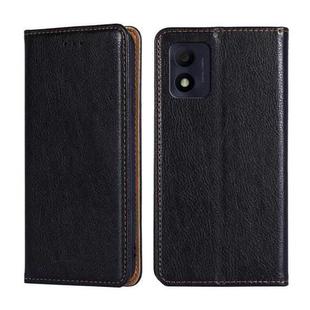 For Alcatel 1B 2022 Pure Color Magnetic Leather Phone Case(Black)