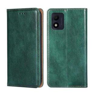 For Alcatel 1B 2022 Pure Color Magnetic Leather Phone Case(Green)