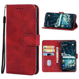 For Nokia C200 Leather Phone Case(Red)
