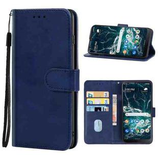For Nokia C200 Leather Phone Case(Blue)