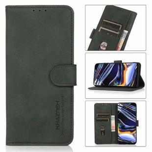 For Nokia C21 KHAZNEH Matte Texture Leather Phone Case(Green)