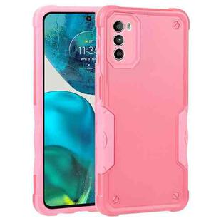 For Motorola Moto G52 Non-slip Armor Phone Case(Pink)