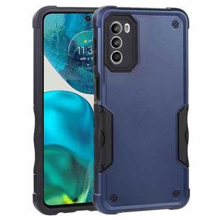 For Motorola Moto G52 Non-slip Armor Phone Case(Blue)