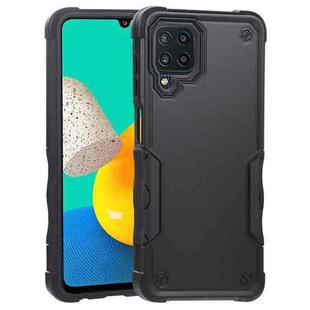 For Samsung Galaxy M32 / M22 / M21 Non-slip Armor Phone Case(Black)
