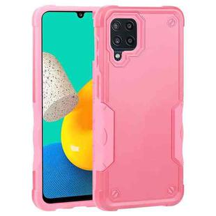 For Samsung Galaxy M32 / M22 / M21 Non-slip Armor Phone Case(Pink)