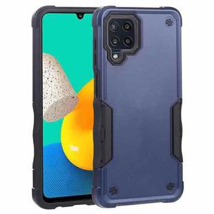 For Samsung Galaxy M32 / M22 / M21 Non-slip Armor Phone Case(Blue)