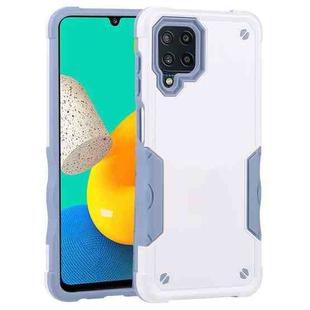 For Samsung Galaxy M32 / M22 / M21 Non-slip Armor Phone Case(White)