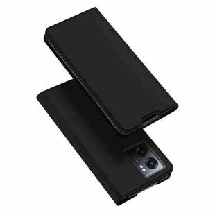 For OPPO Realme Narzo 50 5G DUX DUCIS Skin Pro Series Flip Leather Phone Case(Black)