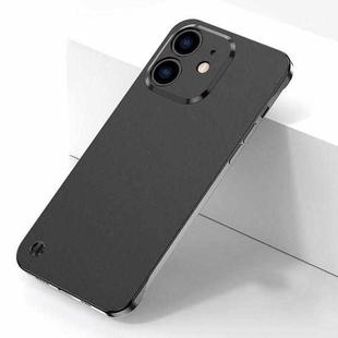 For iPhone 11 Electroplating Frosted Frameless Phone Case (Black)