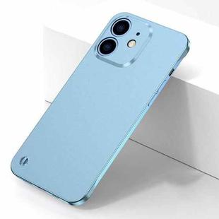 For iPhone 11 Electroplating Frosted Frameless Phone Case (Light Blue)