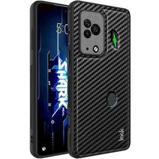 For Xiaomi Black Shark 5 Pro IMAK LX-6 Series Carbon Fiber Pattern Shockproof Phone Case(Black)