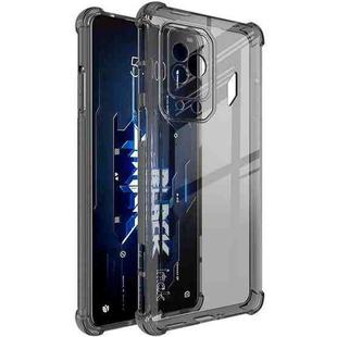 For Xiaomi Black Shark 5 imak TPU Phone Case with Screen Protector(Transparent Black)