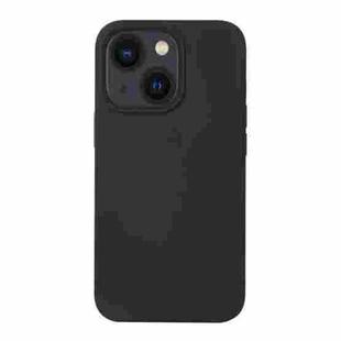 For iPhone 14 Plus Liquid Silicone Phone Case  (Black)