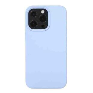 For iPhone 14 Pro Max Liquid Silicone Phone Case (Lilac Purple)