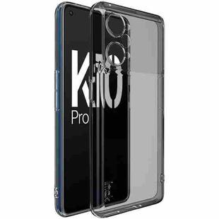 For OPPO K10 Pro 5G imak UX-5 Series Transparent Shockproof TPU Phone Case(Transparent Black)