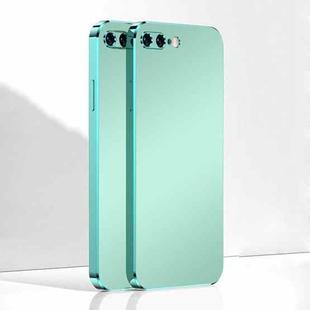 Ultra Thin Electroplated Frosted TPU Phone Case For iPhone 8 Plus / 7 Plus(Light Green)
