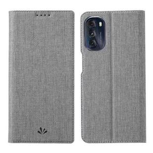 For Motorola Moto G 5G 2022 ViLi DMX Series Shockproof Magnetic Flip Leather Phone Case(Grey)