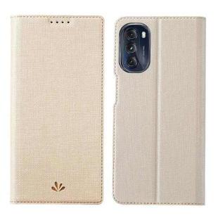 For Motorola Moto G 5G 2022 ViLi DMX Series Shockproof Magnetic Flip Leather Phone Case(Gold)