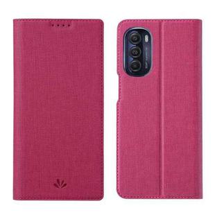 For Motorola Moto G Stylus 5G 2022 ViLi DMX Series Shockproof Magnetic Flip Leather Phone Case(Rose Red)