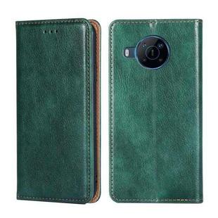 For Nokia X100 Gloss Oil Solid Color Magnetic Flip Leather Phone Case(Green)