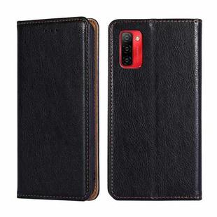 For Ulefone Note 12P Gloss Oil Solid Color Magnetic Flip Leather Phone Case(Black)
