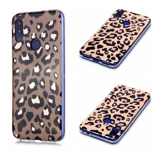 For Xiaomi Redmi Note 7 Plating Marble Pattern Soft TPU Protective Case(Leopard)