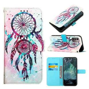 For Nokia G21/G11 3D Painting Horizontal Flip Leather Case(Color Drop Wind Chimes)