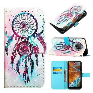 For Nokia G300 3D Painting Horizontal Flip Leather Case(Color Drop Wind Chimes)