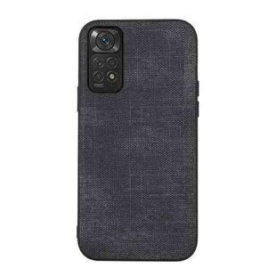 For Xiaomi Redmi Note 11 / Note 11S 4G Brugg Texture PU Shockproof Phone Case(Black)