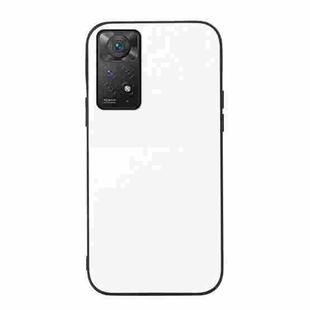 For Xiaomi Redmi Note 11 Pro Falette Texture PU Shockproof Phone Case(White)