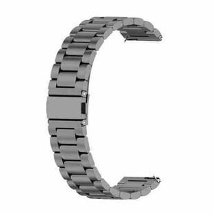 For Huawei GT 3 Pro 46mm Three-bead Metal Steel Watch Band(Grey)