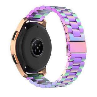 For Huawei GT 3 Pro 46mm Three-bead Metal Steel Watch Band(Colorful)