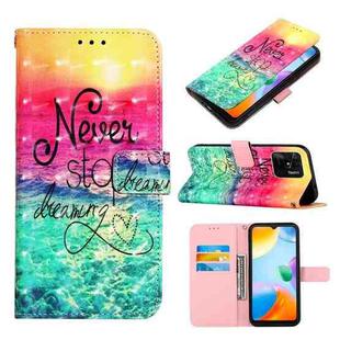 For Xiaomi Redmi 10C 4G Global/Redmi 10 India 3D Painting Horizontal Flip Leather Case(Chasing Dreams)