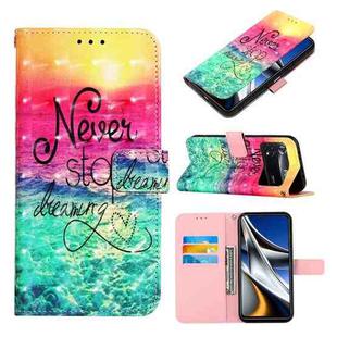 For Xiaomi Poco X4 Pro 5G 3D Painting Horizontal Flip Leather Case(Chasing Dreams)
