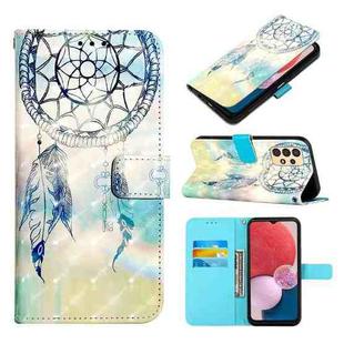 For Samsung Galaxy A13 4G 3D Painting Horizontal Flip Leather Case(Dream Wind Chimes)