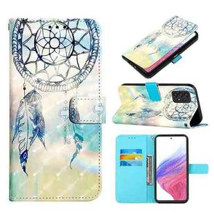 For Samsung Galaxy A53 5G 3D Painting Horizontal Flip Leather Case(Dream Wind Chimes)