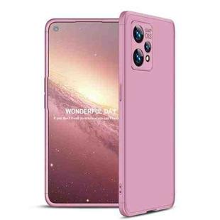 For OPPO Realme 9 Pro+ GKK Three Stage Splicing Full Coverage PC Case(Rose Gold)