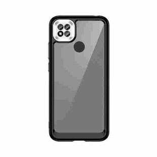 For Xiaomi Poco C31 Colorful Series Acrylic + TPU Phone Case(Black)